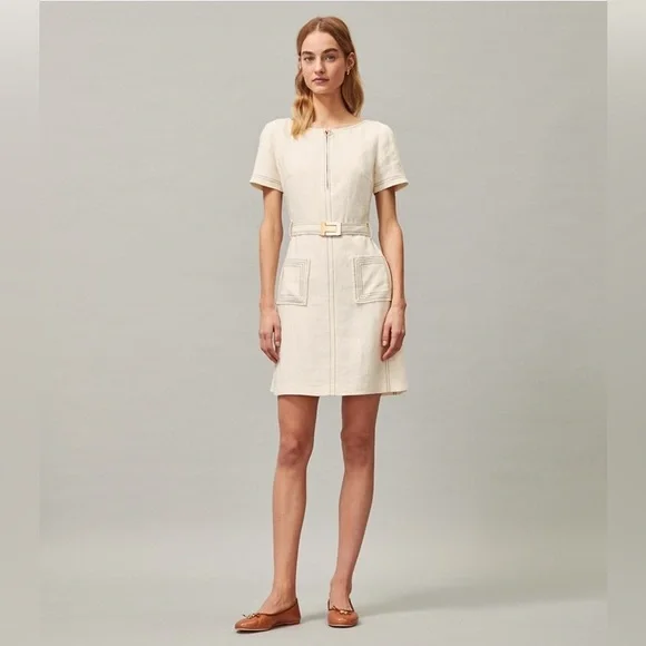 chinese dress ladies Vineyard Vines Sleeveless Linen Blend Shift Dress